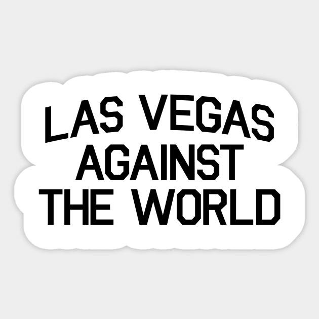 LAS VEGAS AGAINST THE WORLD Sticker by DOINKS